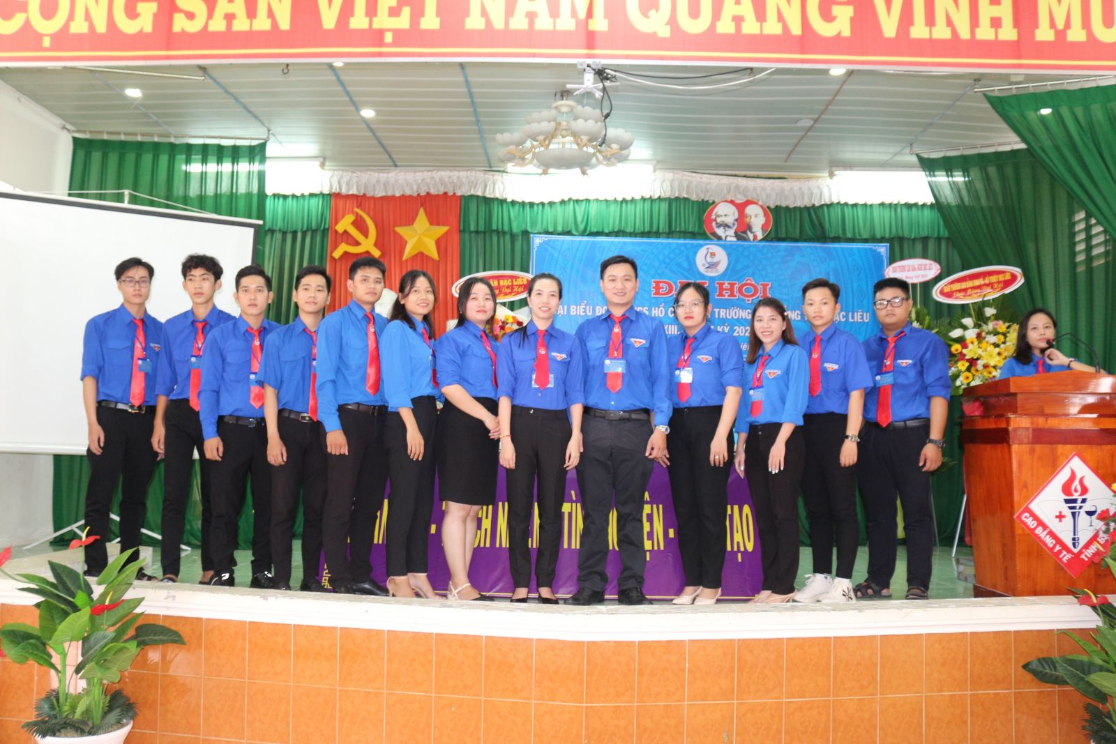 Đại hội Đoàn Thanh niên Cộng sản Hồ Chí Minh Trường Cao đẳng Y tế Bạc Liêu.
